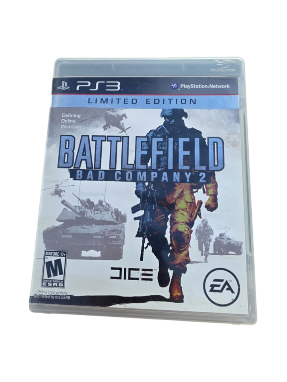 Electronic Arts Battlefield Bad Company 2 PS3 Video Game Blue Black